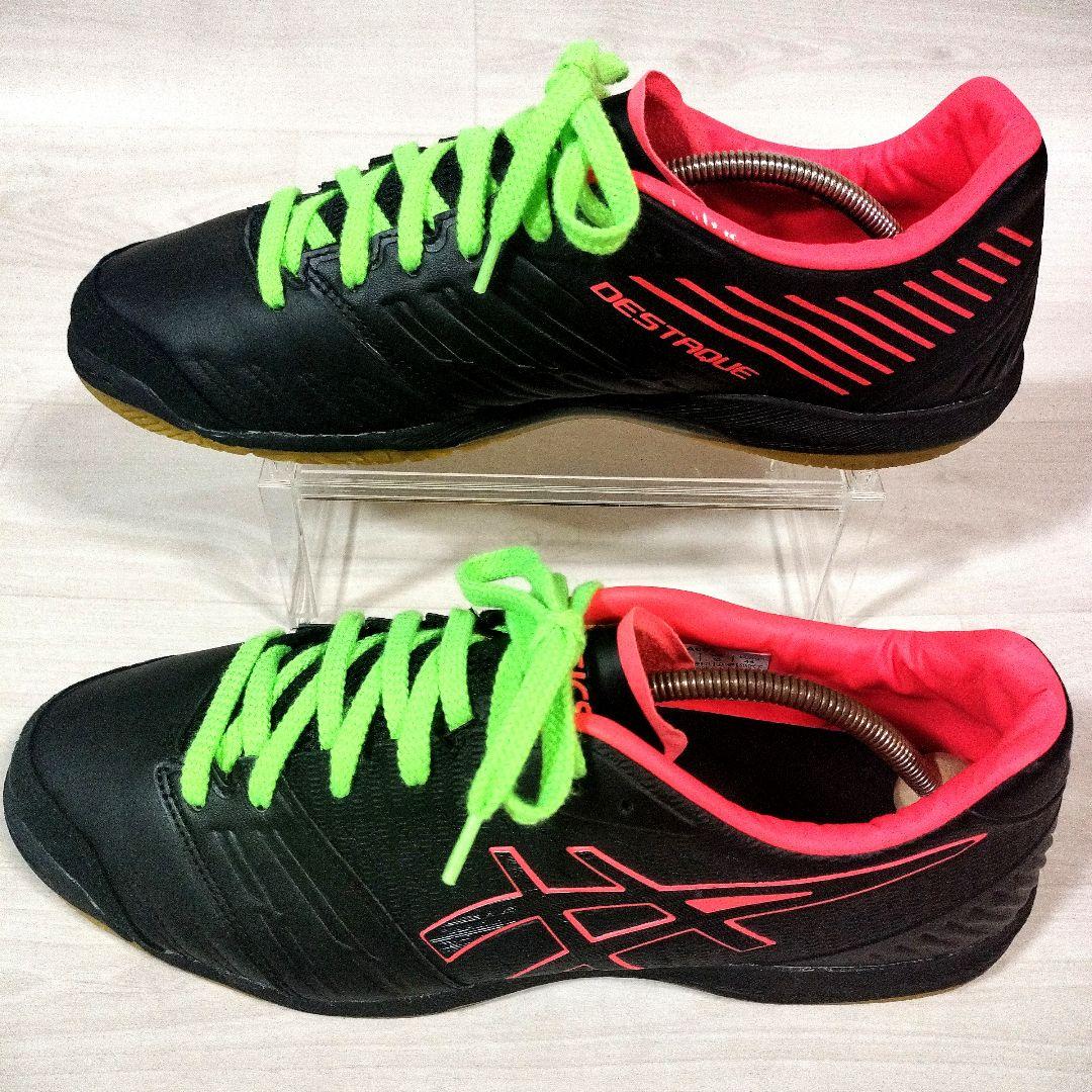 アシックス デスタッキ FF2 軽量 フットサルシューズ 28 黒 asics