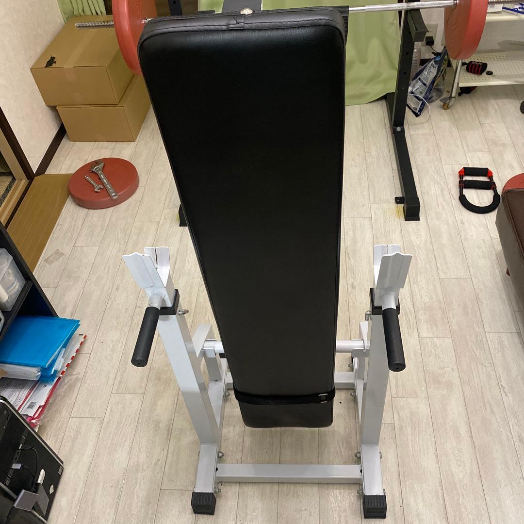 トレーニングベンチ ベンチプレス 高さ調節可能 ディップスバー付き