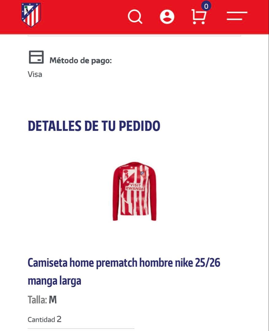 【新品】 Atlético de Madrid プレマッチ ウェアMサイズ