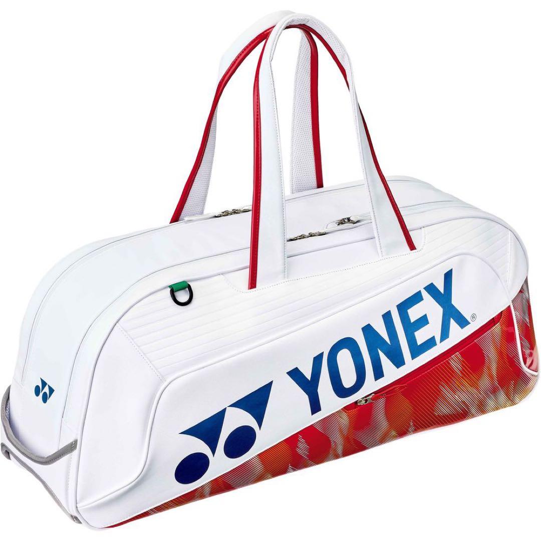 YONEX ダッフルバッグ ホワイト/レッド