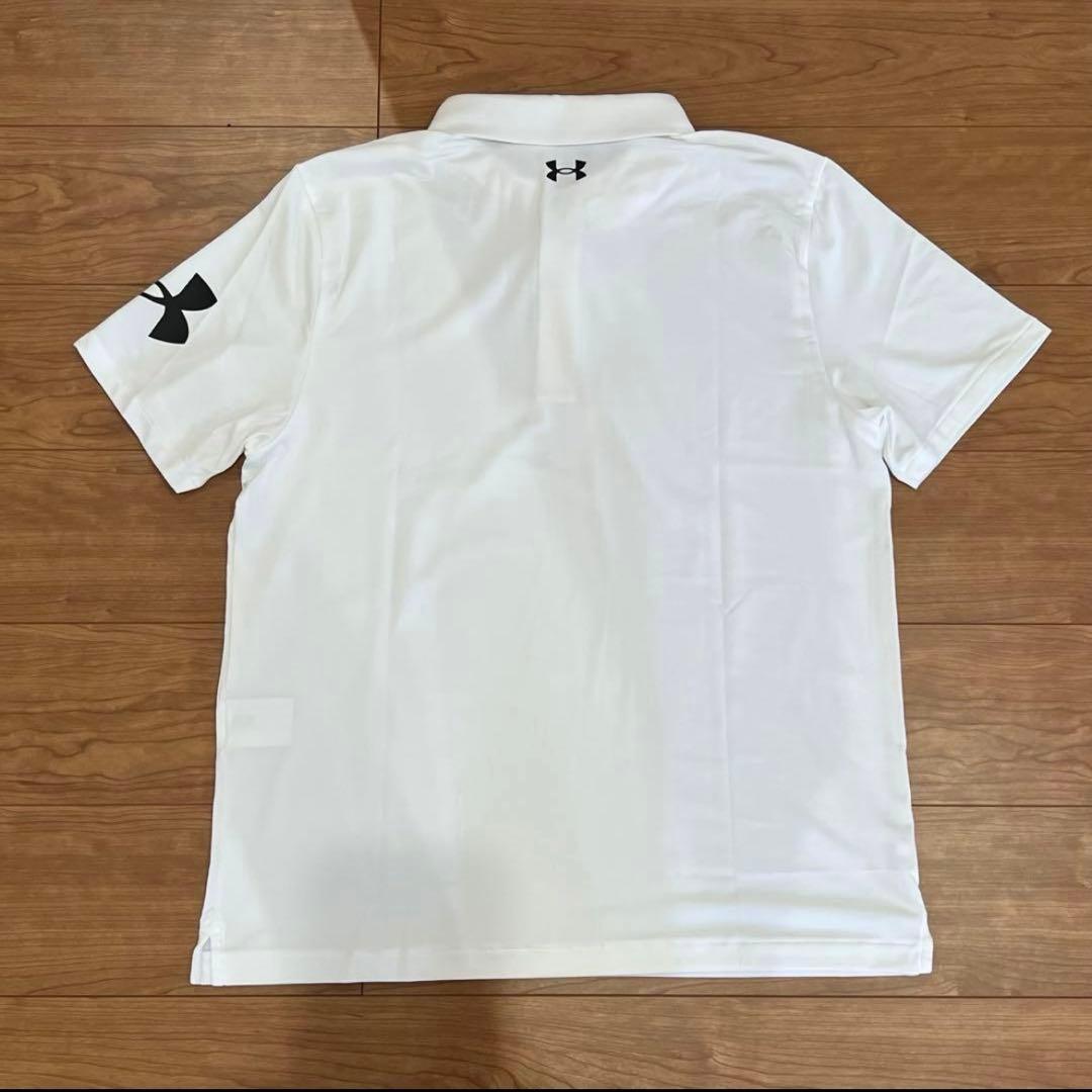 【UNDER ARMOR】メンズ ポロシャツ 半袖トップス XXL 白 未使用