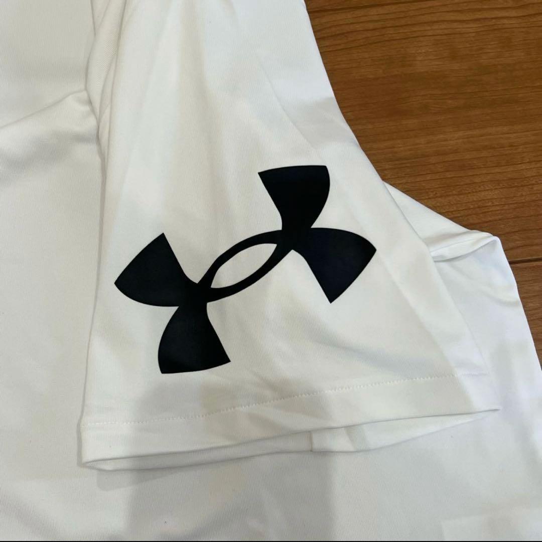 【UNDER ARMOR】メンズ ポロシャツ 半袖トップス XXL 白 未使用