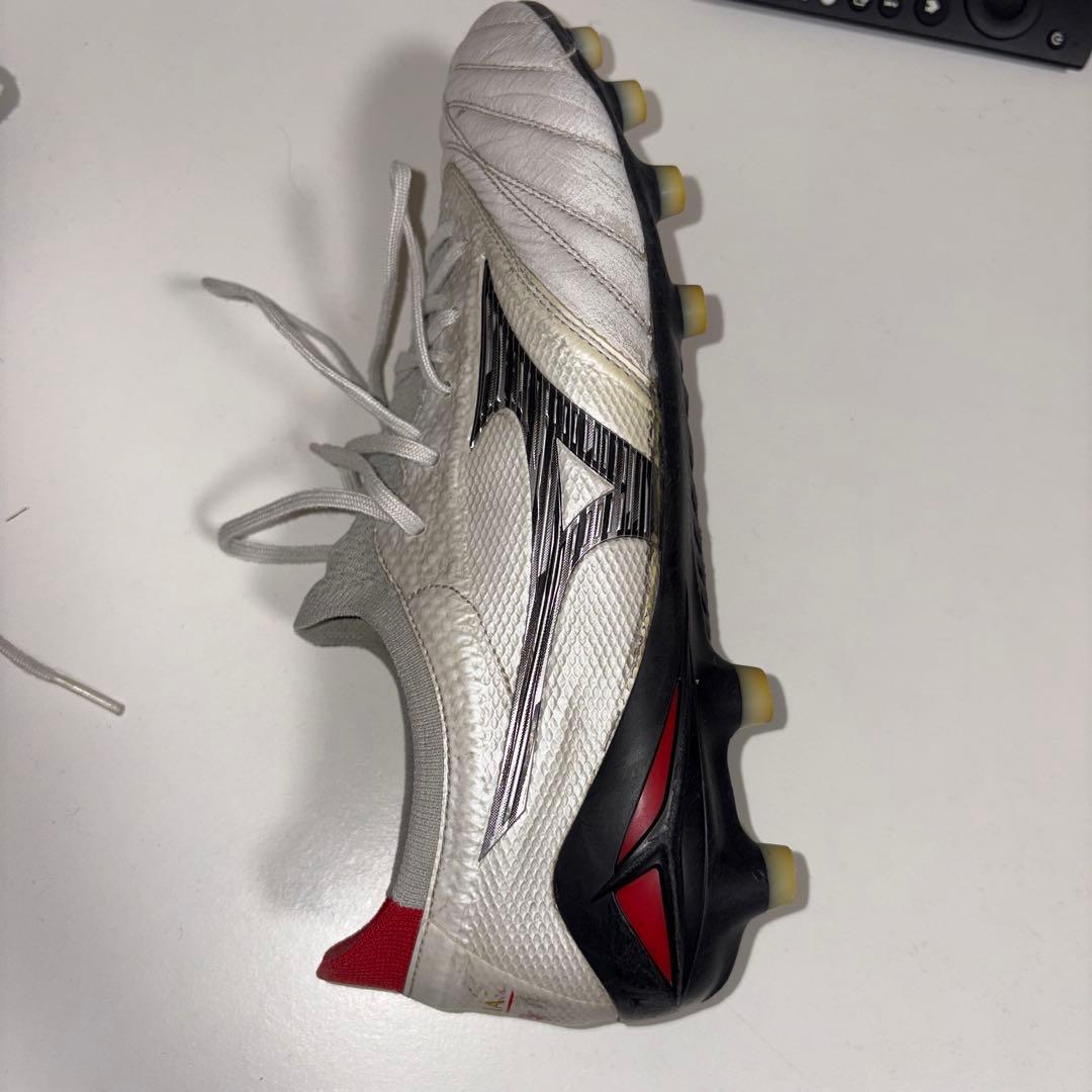 Mizuno サッカーシューズ スパイク ホワイト・レッド・ブラック