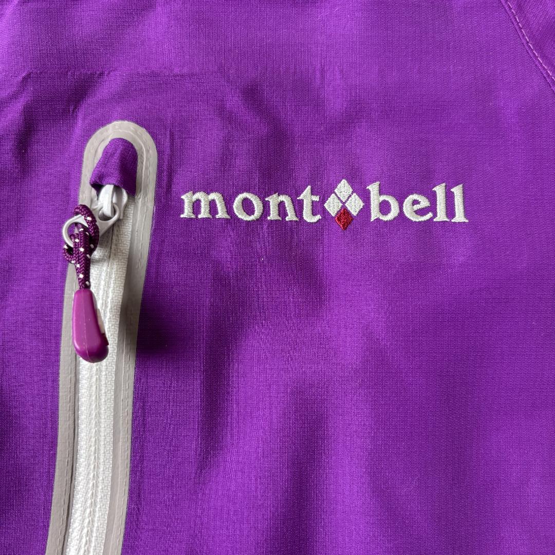美品✨ モンベル パウダーライトパーカ M パープル スノボ スキー レディース
