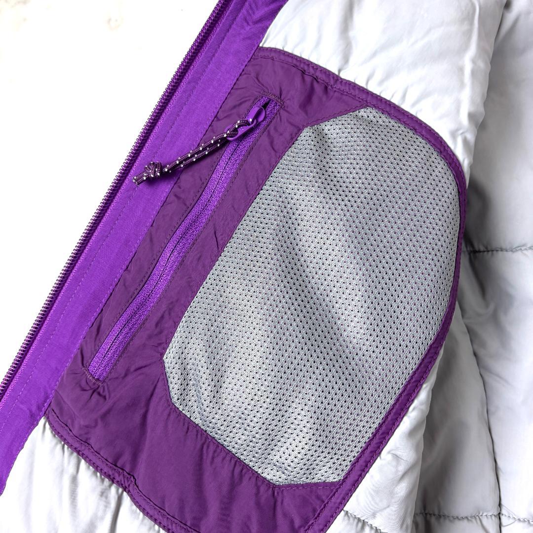 美品✨ モンベル パウダーライトパーカ M パープル スノボ スキー レディース