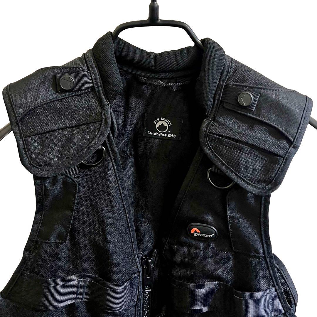 廃盤 Lowepro S&F モジュラーベスト 黒 テック系