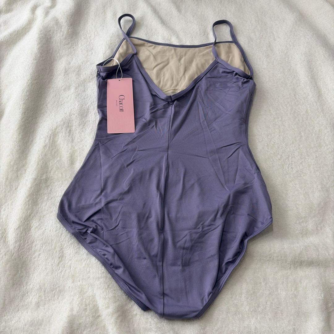 新品　未使用　匿名配送　Chacott 優しい淡いパープル レオタード　Lサイズ