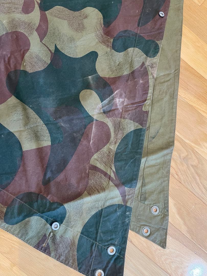 ベルギー 軍幕　m54 1枚USED 1956年製