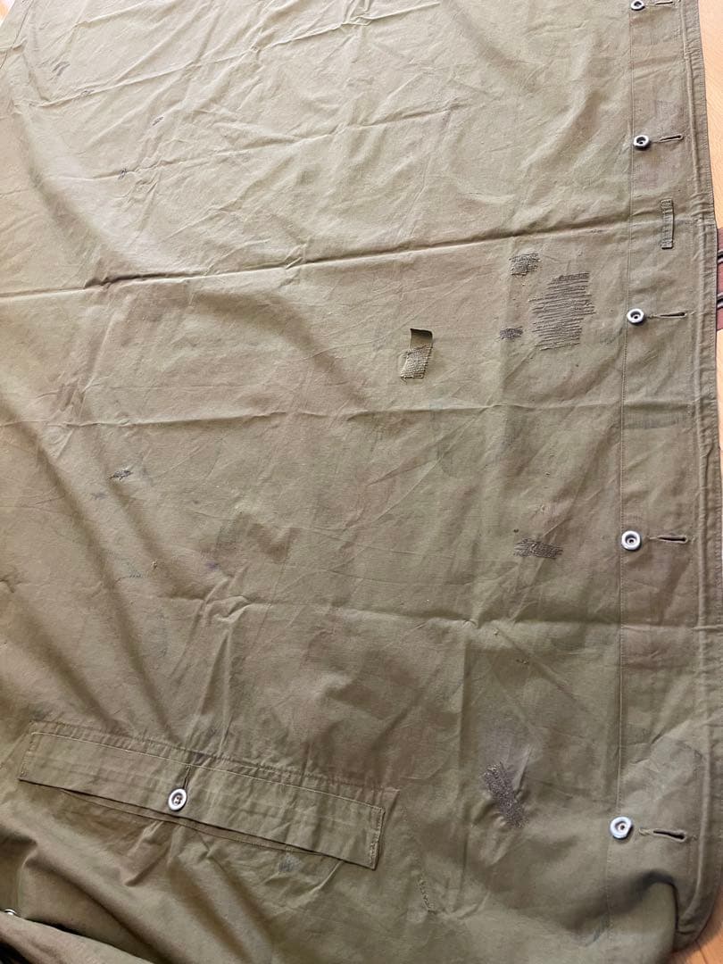 ベルギー 軍幕　m54 1枚USED 1956年製