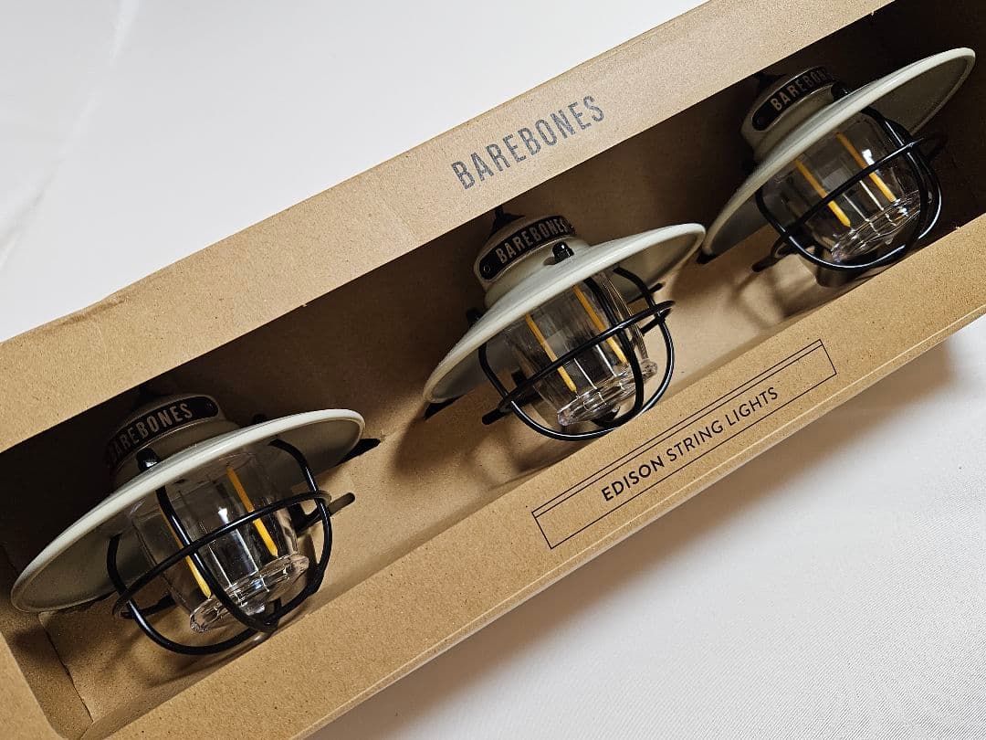 【新品】Barebonesベアボーンズ/エジソンストリングライトLED