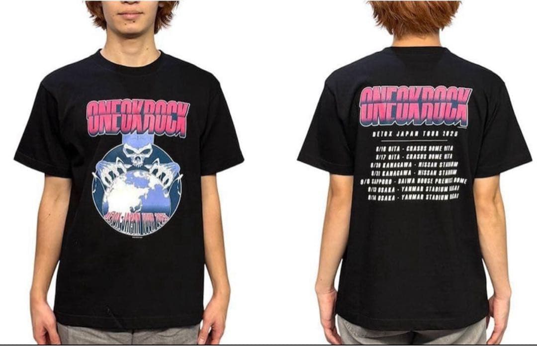 【新品】ONE OK ROCK DETOX 2025 ツアー Tシャツ M