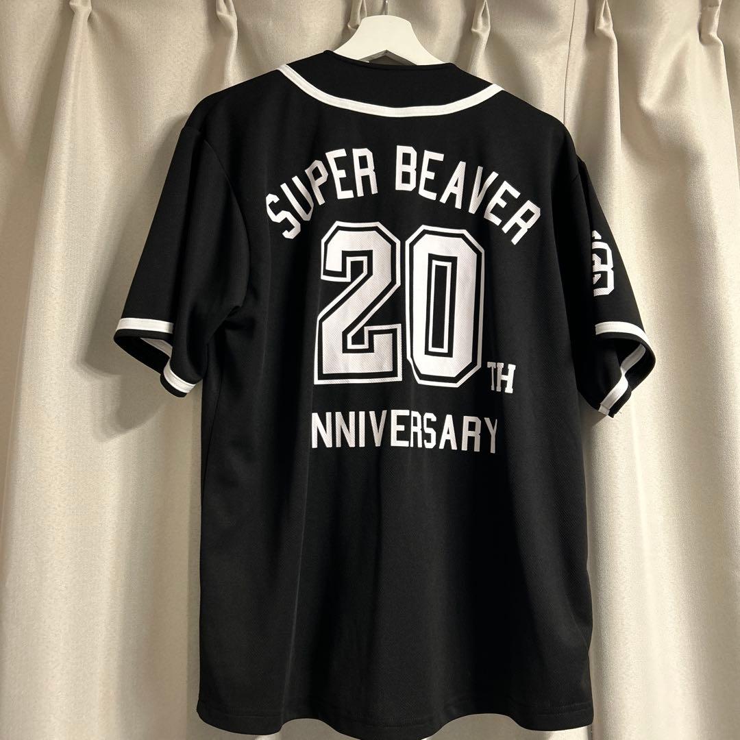 SUPER BEAVER 20th ユニホーム ブラック M ベースボールシャツ