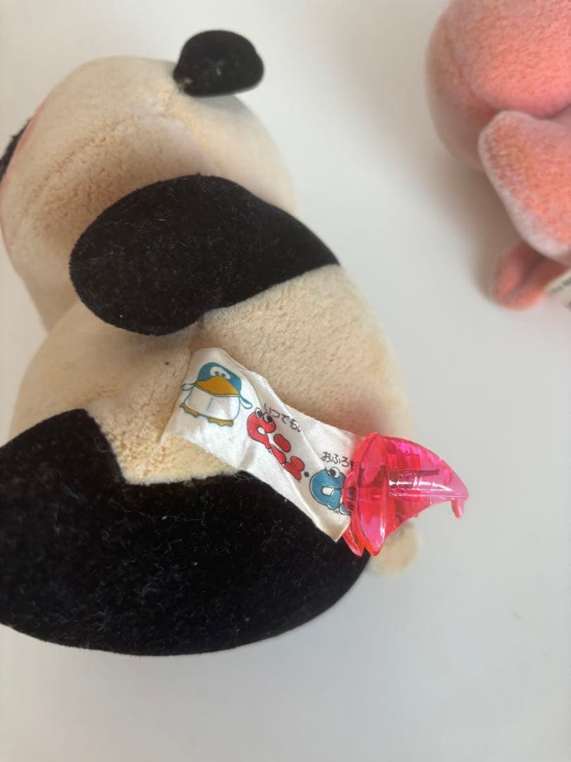 当時物！ムニュムニュ　ぬいぐるみマスコット　パンダ　アヒル