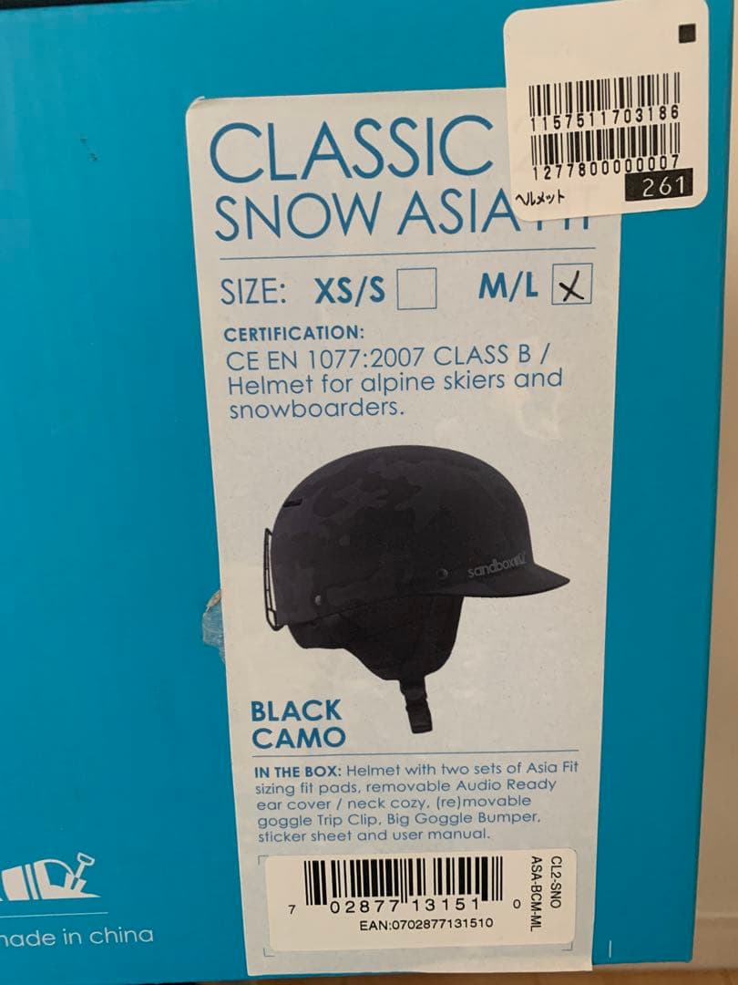 スキー・スノーボードアクセサリー sandbox CLASSIC 2  ASIA FIT M/L