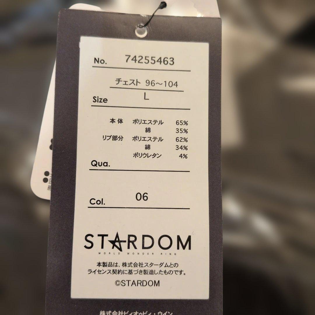 新品　サイズL　STARDOM　安納サオリ　タオル・ステッカー付　スターダム
