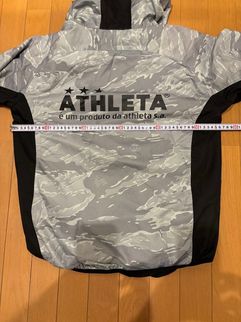 ATHLETA アスレタ ナイロンパーカー Mサイズ(裏起毛)