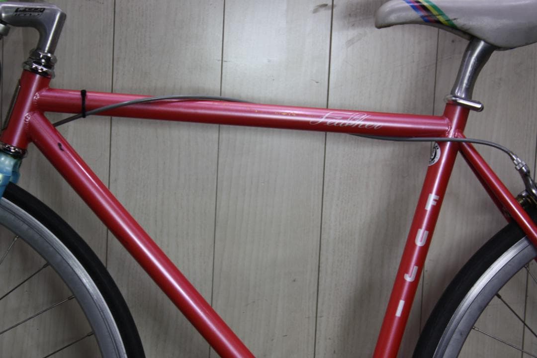 あ*る様 FUJI FEATHERフェザー700C クロモリ 490mm シング