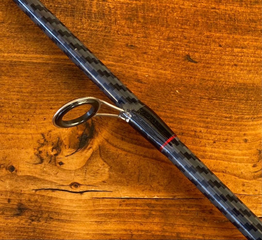 釣り竿セット　2ピースロッド　バスロッド　6ft スピニングロッド　カーボン製