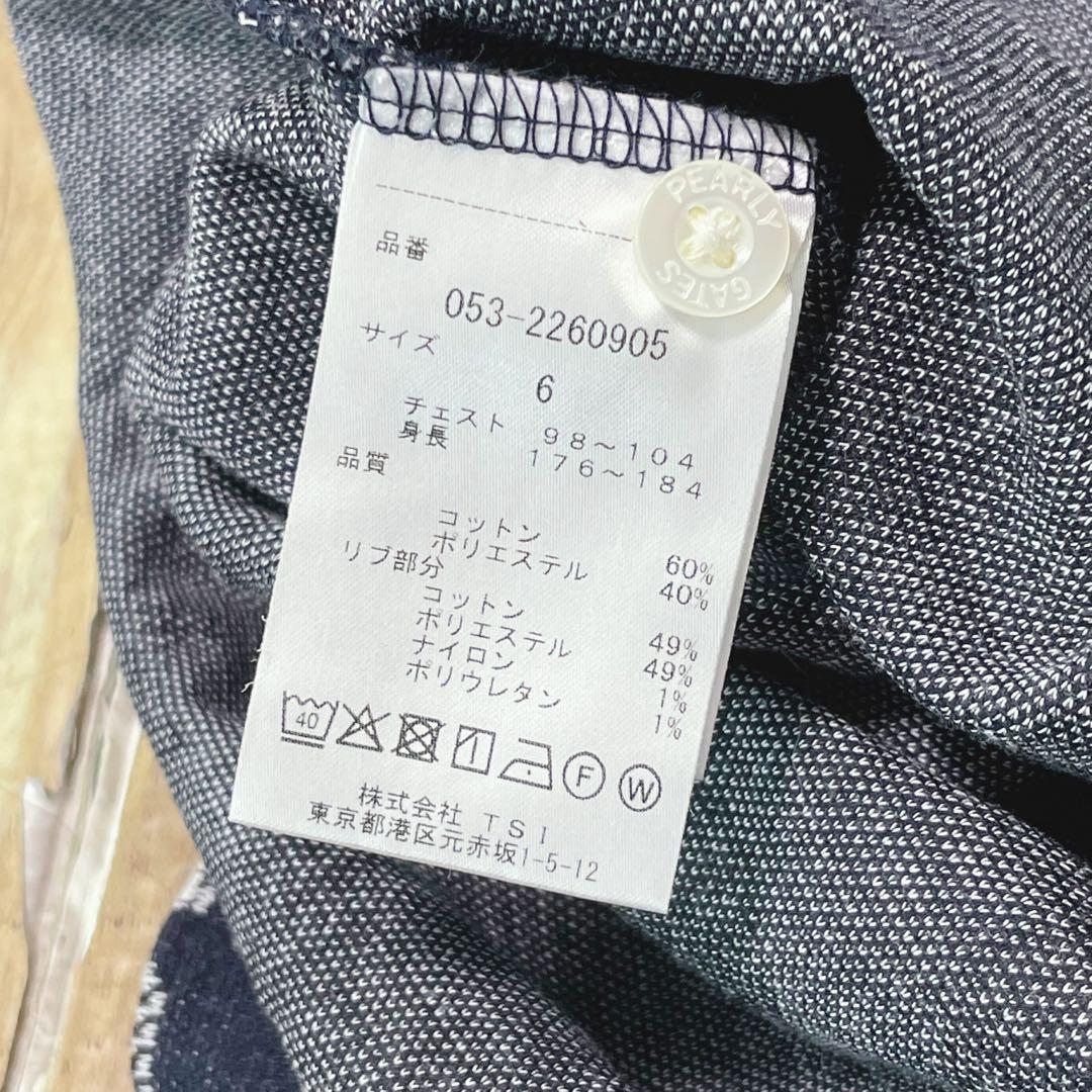 美品　パーリーゲイツ　ポロシャツ　6 XLサイズ 半袖　PEARLYGATES