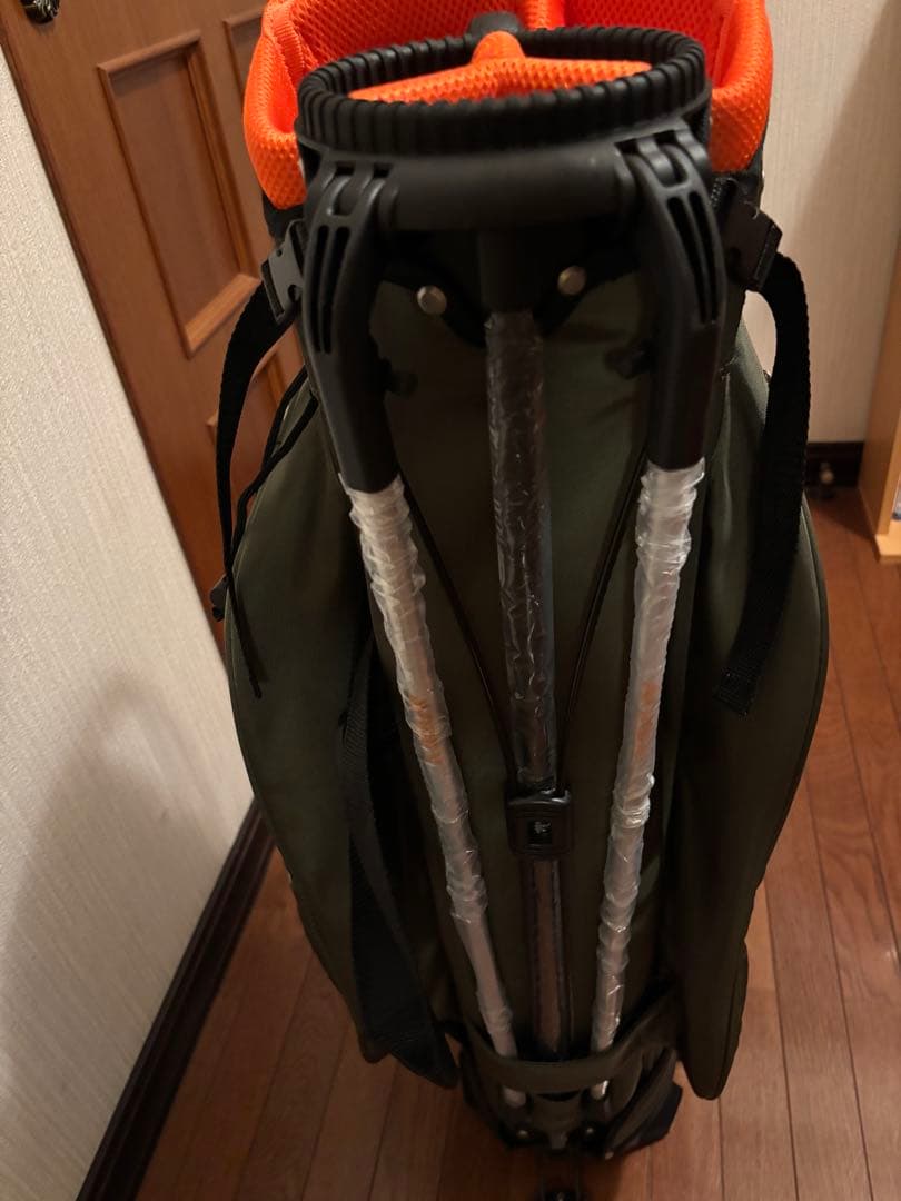 AVIREX アヴィレックス ゴルフバッグ・キャディバッグ カーキ フード有り