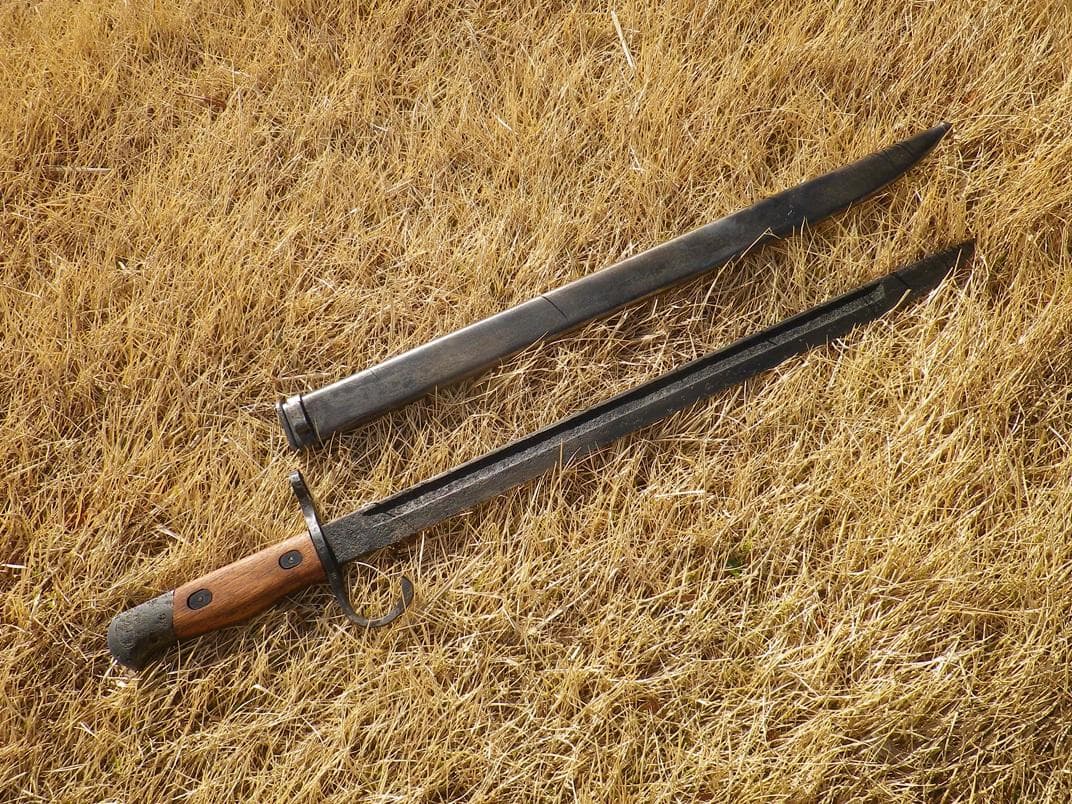 旧日本軍　三十年式　銃剣　模造刀　刃無　骨董品