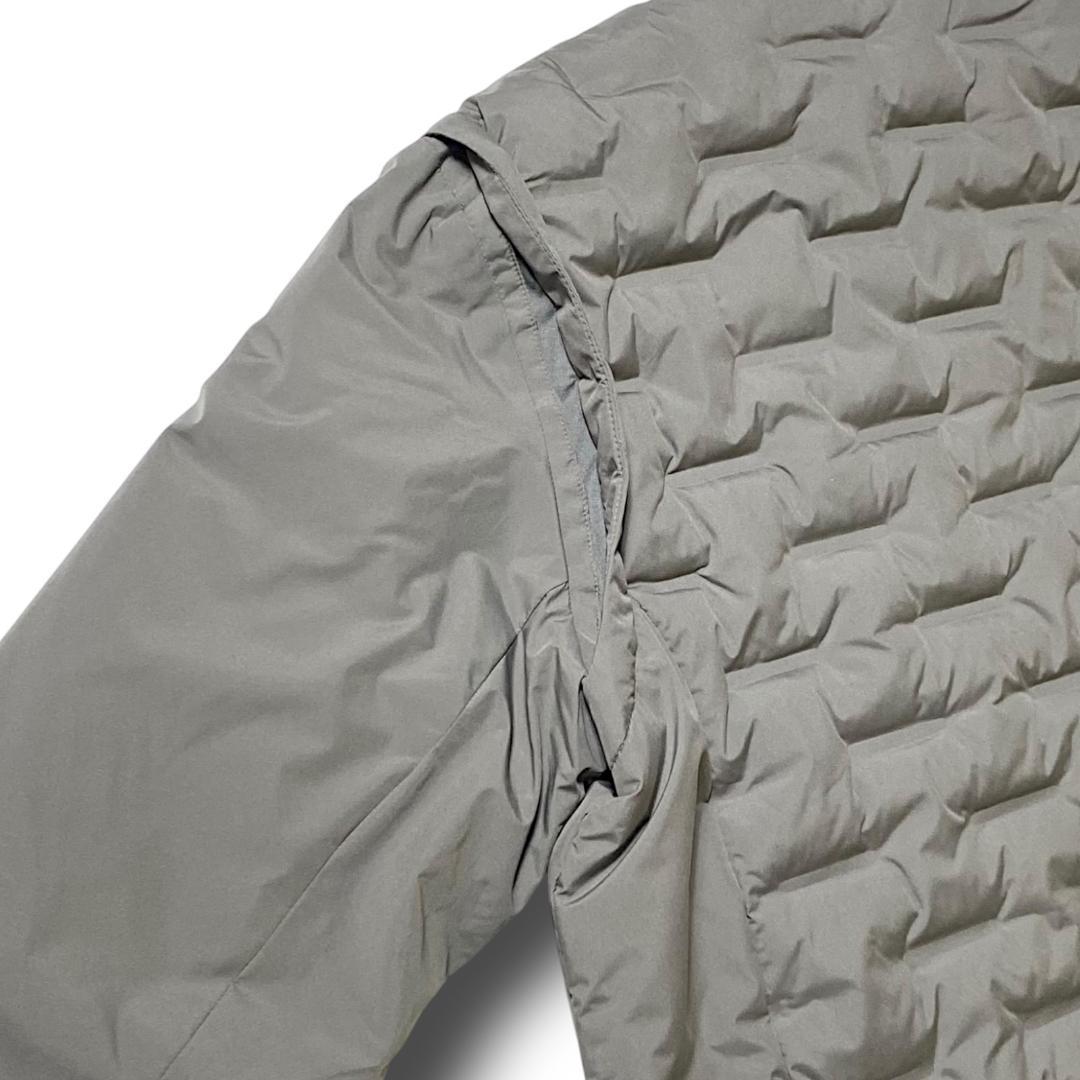 XL カッターアンドバック 定2.5万 圧着加工 中綿ジャケット ブルゾン BE