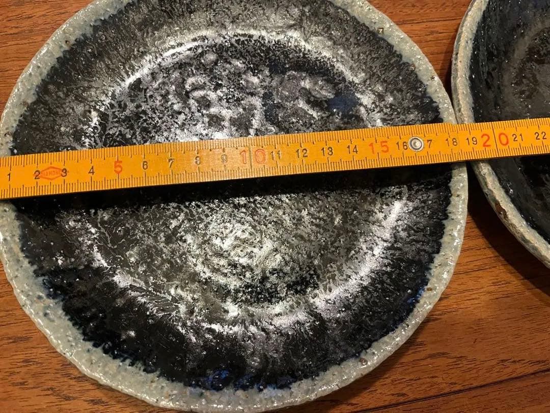 作家もの　19センチ皿　2枚