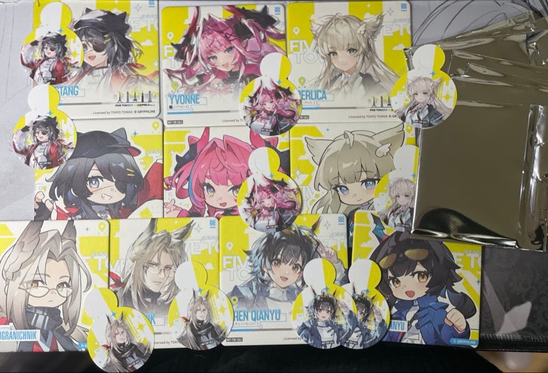 アークナイツ エンドフィールド　5大タワー　コースター　コンプセッド