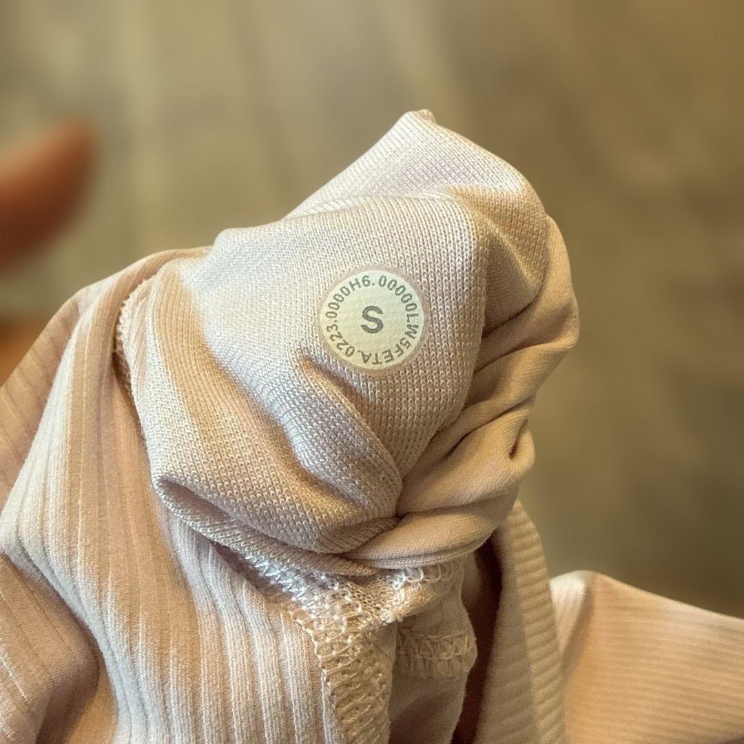 ルルレモン lululemon リブ　ヨガウェア　レギンス　S ピンク