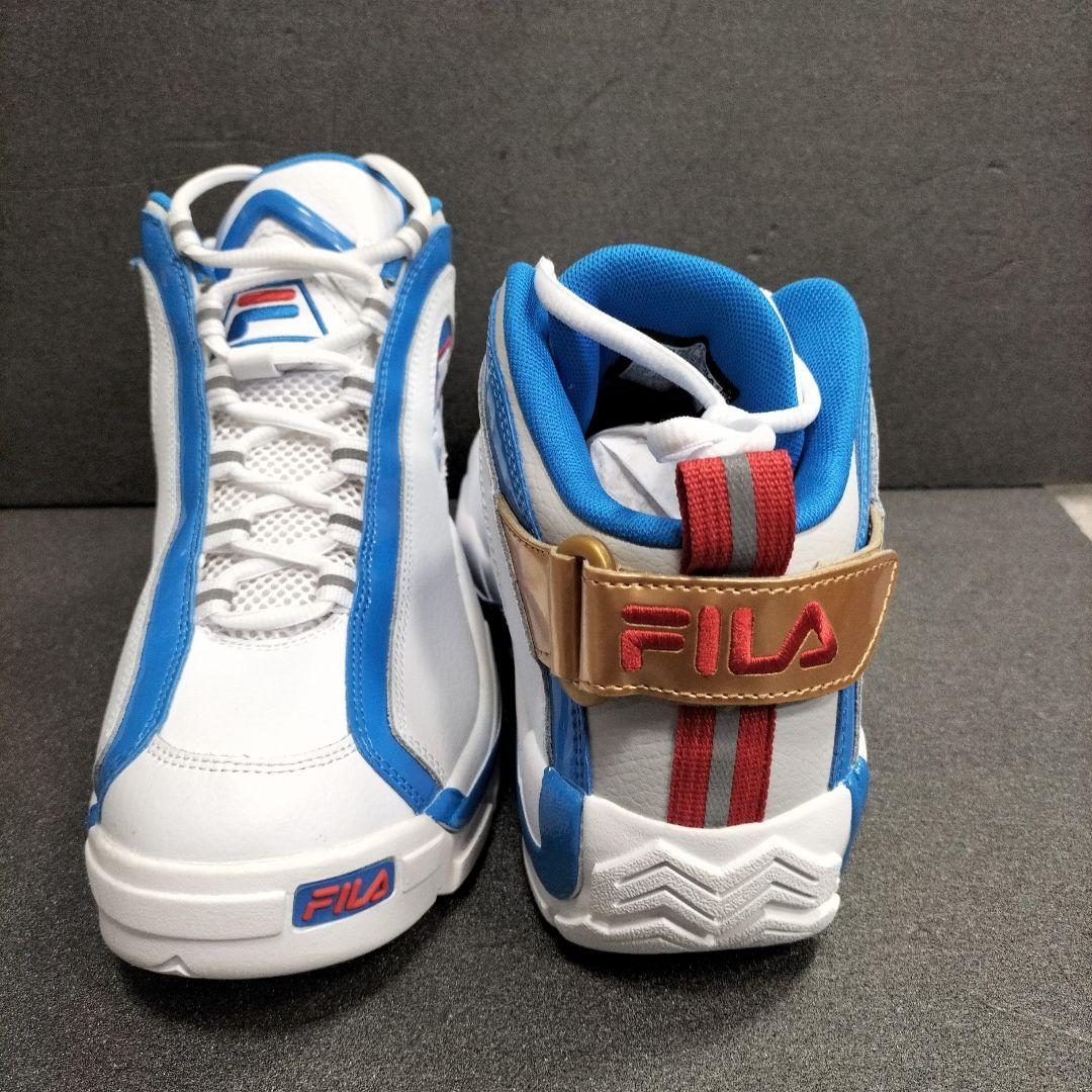 FILA バスケットボールシューズ 25.0cm ホワイト/ブルー/ゴールド