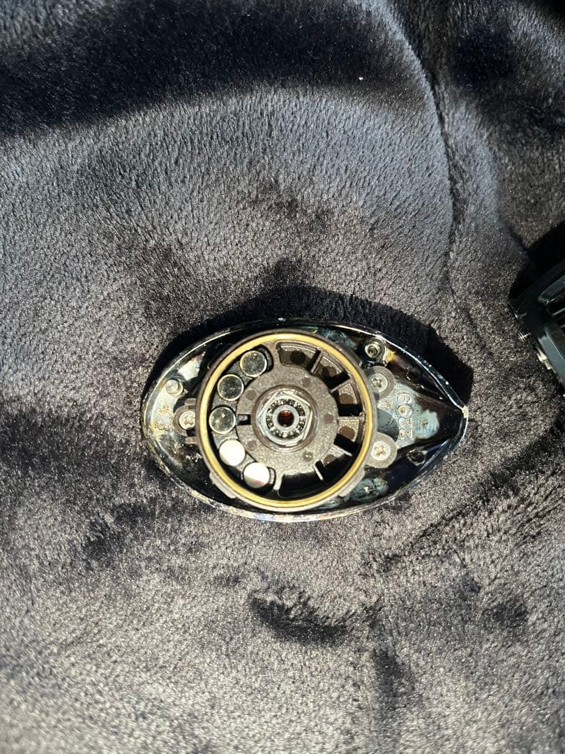 Abu Garcia ベイトリール オレンジスプール付き