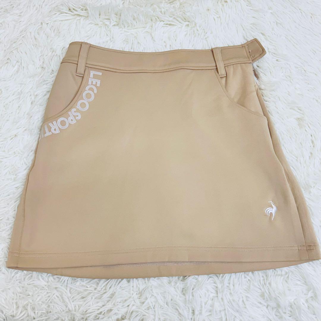 池田エライザ着用　ルコックゴルフ スフレダンボール上下セット ベージュ M/S