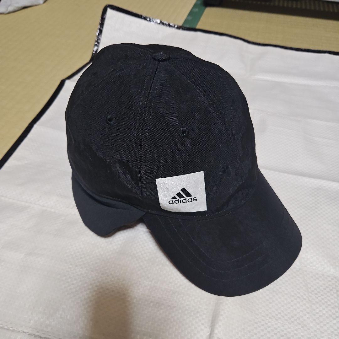adidas オレンジポロシャツとストレッチ保温ジョガーパンツ、帽子セット 売り