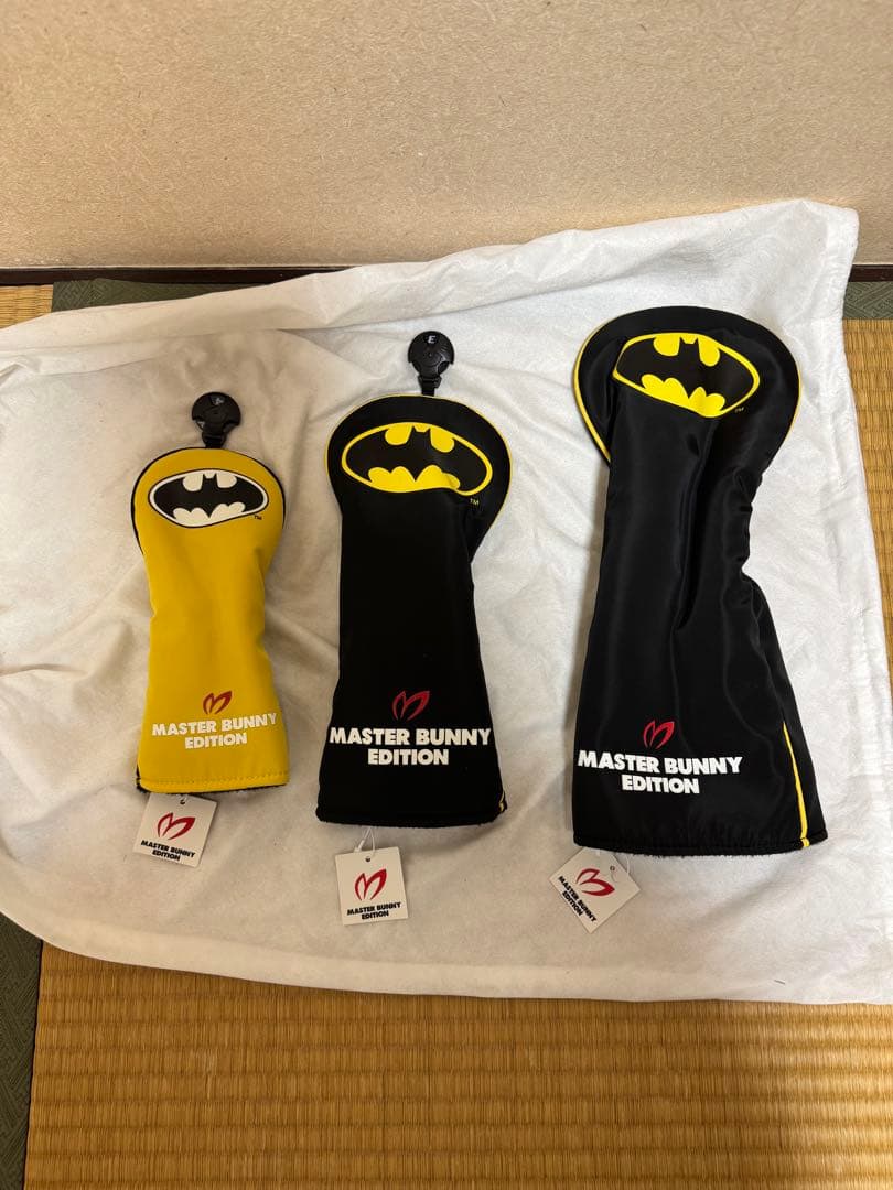 ぽんたマスターバニーエディション　キャディバック・ヘッドカバー3個　新品