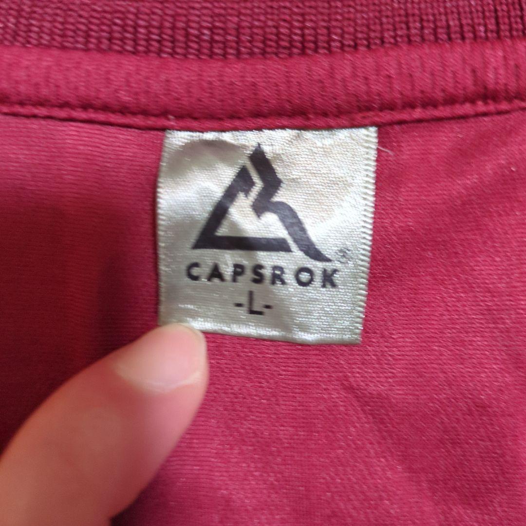CAPSRok 赤 長袖 サッカーシャツ 7番