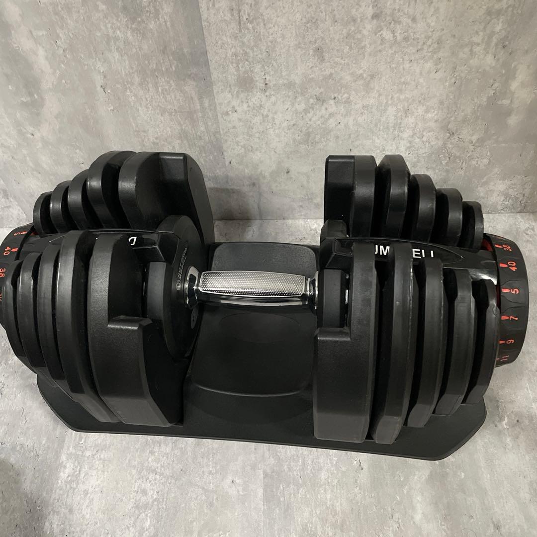 【送料込み】可変式ダンベル ダイヤル調整5Kg〜40Kg② 筋トレ