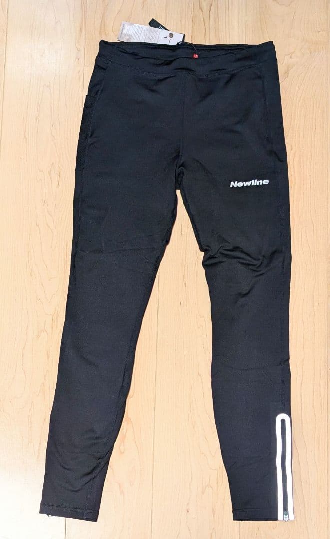 Newline ブラック タイツ　加圧　フィットパンツ スパッツ　Sサイズ
