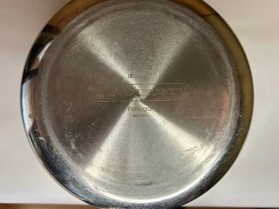 ツ*ム様 LE CREUSET 高級ステンレス　片手鍋 18cm ル・クルーゼ