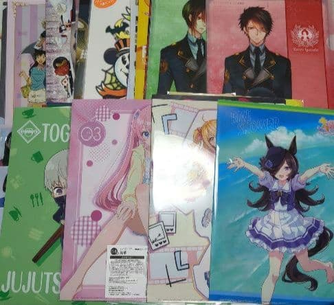 ノンジャンル　クリアファイル　まとめ売り　200枚程度　アニメ　アイドル