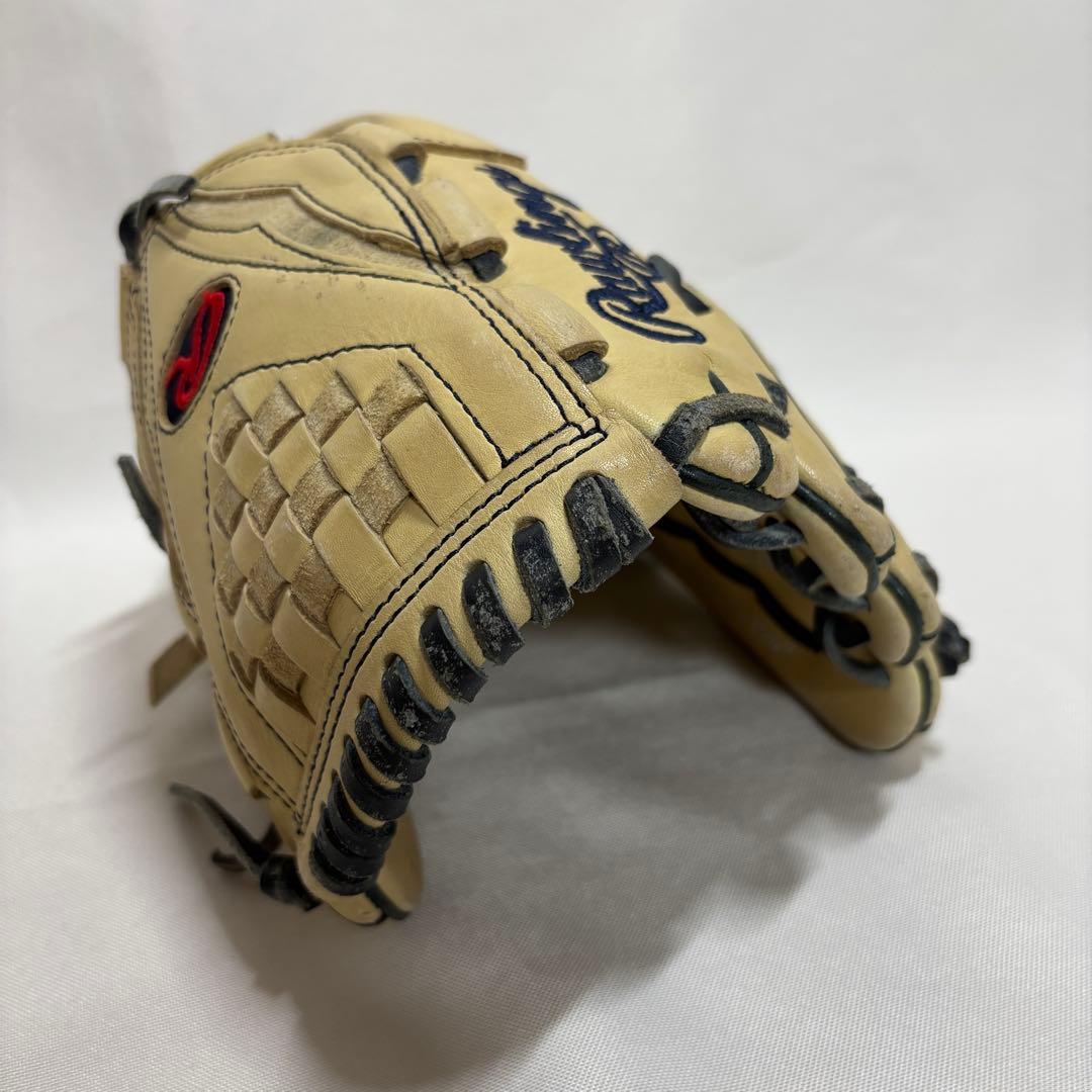 【投手用】ローリングス Rawlings 軟式グローブ クリーム/ホワイト系