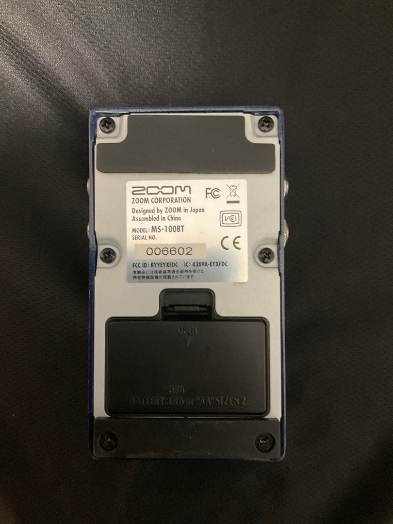 ZOOM MS-100BT ギターエフェクター