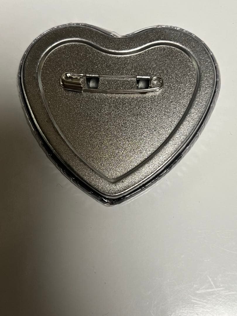 ハリーポッター　スネイプ先生 ハート缶バッジ