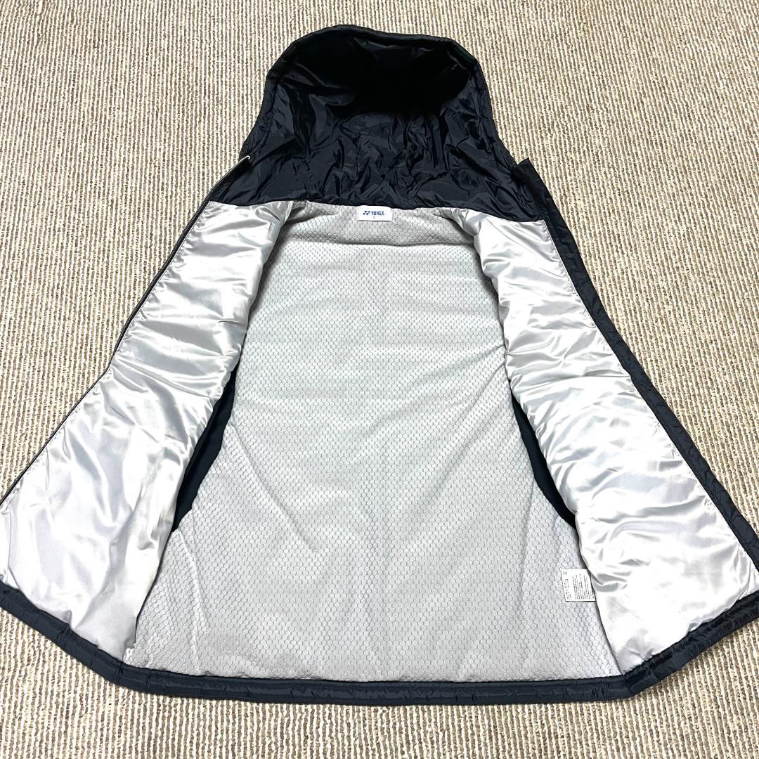 【フォロー割】 美品 ヨネックス レディース O 中綿ベスト YONEX フード