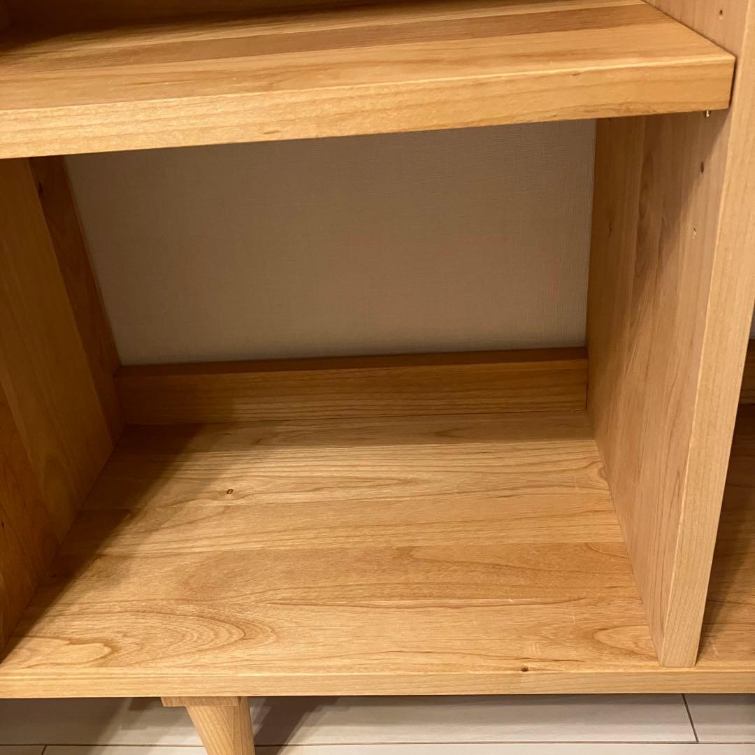 モモナチュラル COMO SHELF M 本棚　棚　美品