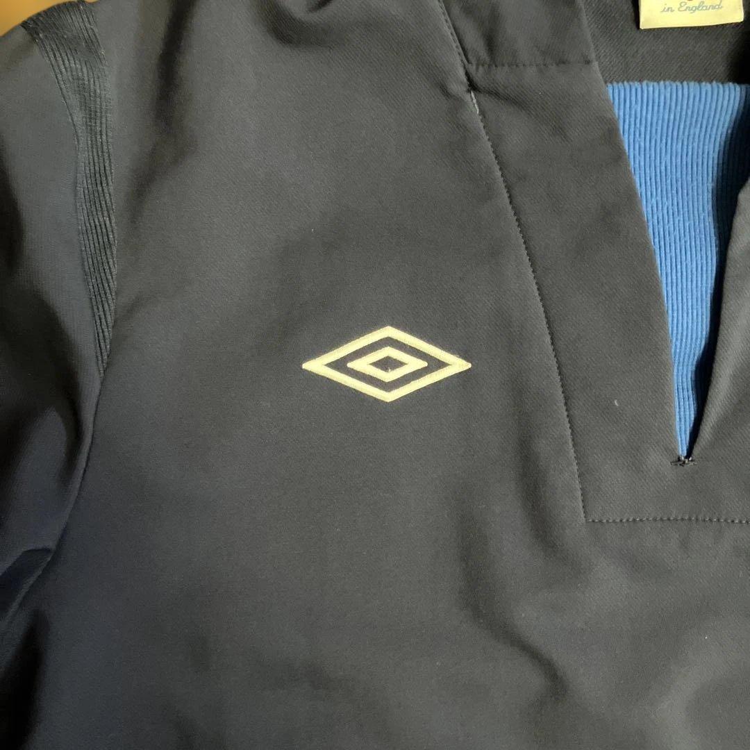 希少　アンブロ　イングランド　プルオーバージャケット　ネイビー　ネイションワイド