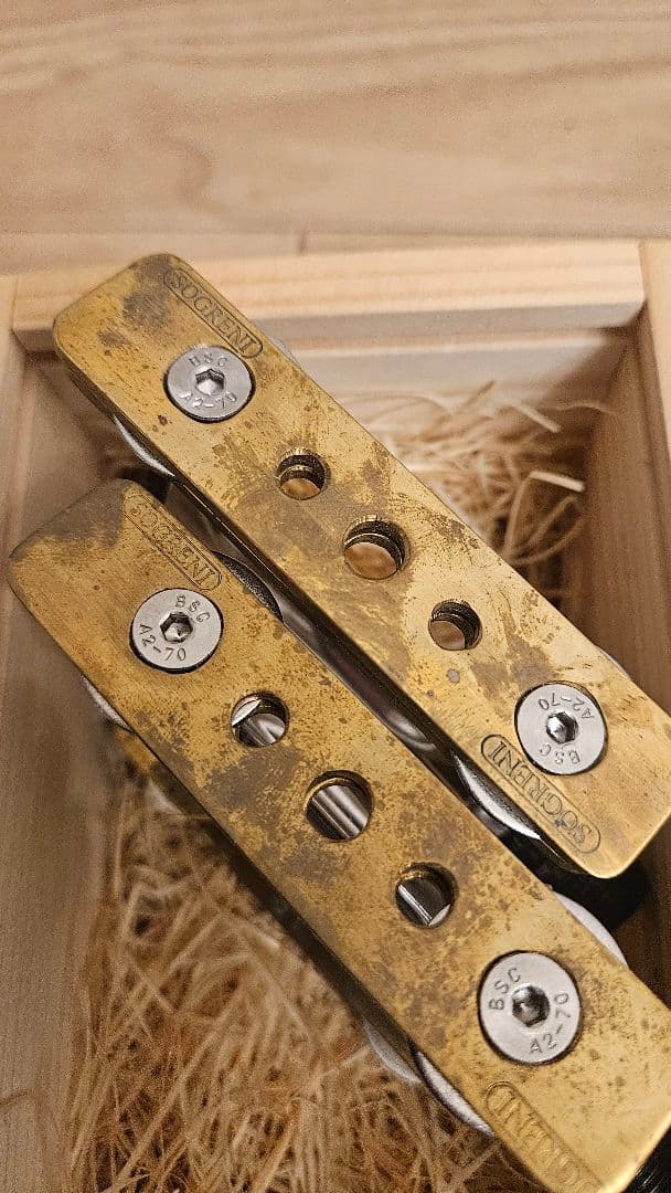 Sogreni Double Pedal ソグレーニ ペダル 未使用品 ブラス