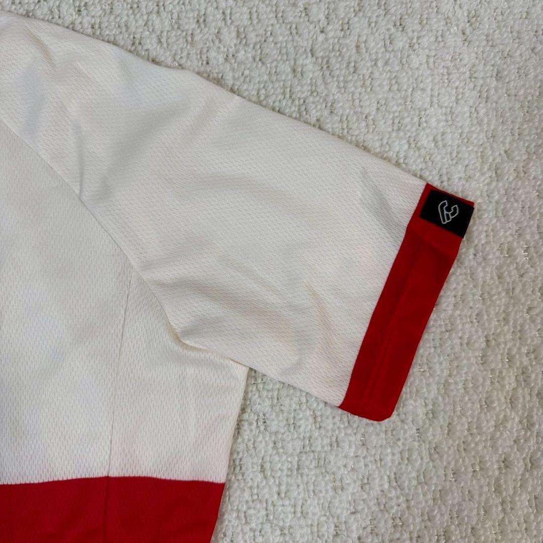 未使用品 デッドストック CINELLI ジャージ L サイクルジャージ 赤/白