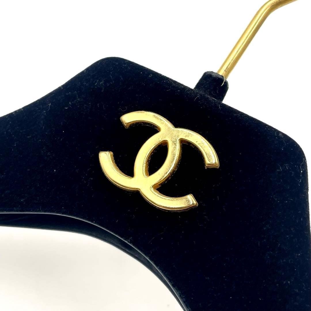 シャネル CHANEL ココマーク　ベロアハンガー 8点セット