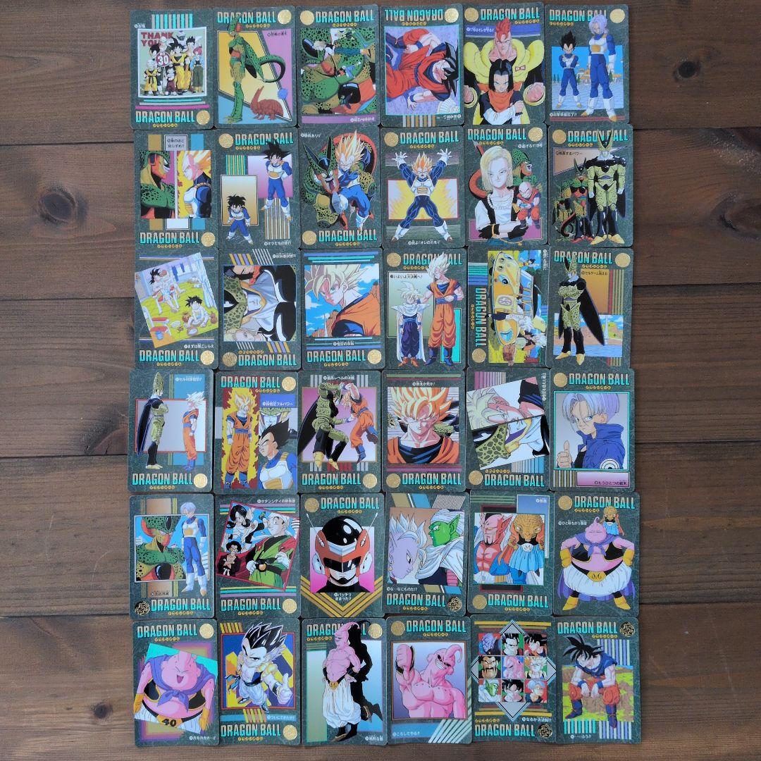 【極美品】ドラゴンボールカードダス 95EX ノーマル36枚コンプ(※外箱無し)