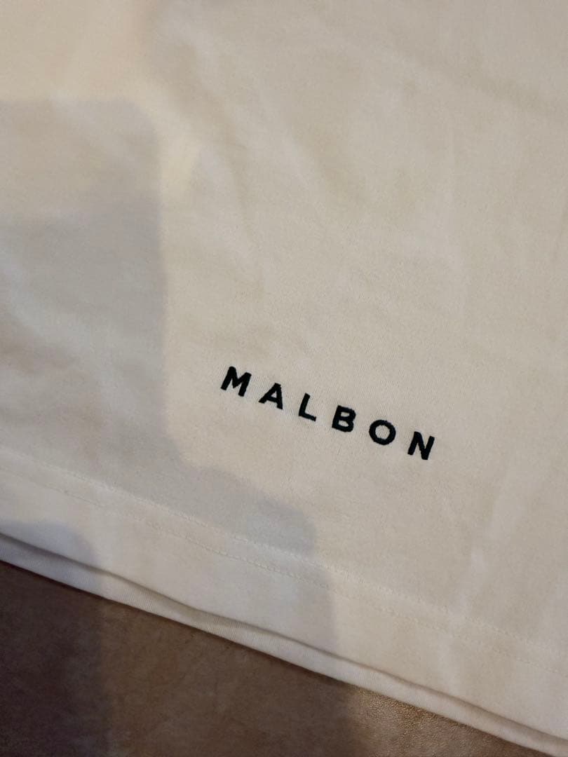 Malbon 正規品ポロシャツ XXXL ホワイト/グリーン